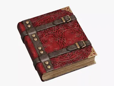 Sacred Tree Book 3D model