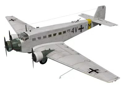 Junkers Ju52 3D model buy