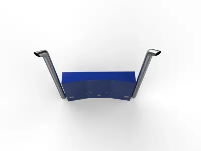 Truck back cab Tool box 3D model