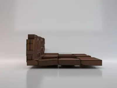 Barricade Low-poly 3D model purchase