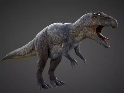 Massive Dinosaur High Resolution 3D Model Low-poly 3D model