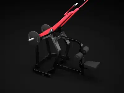 Wide Pull Down 3D model