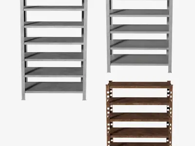 Rack Metals Series ContainerKeepItems G2 N4-6 3D model