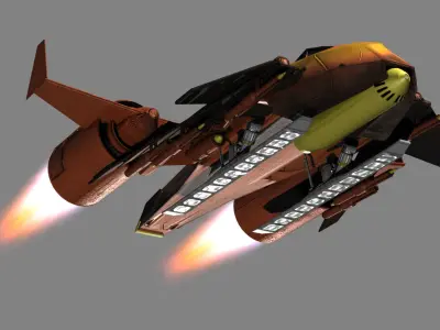 Attack Bomber 3D model