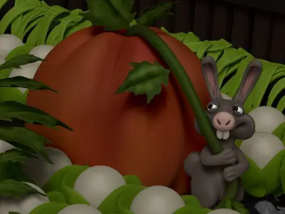 Zbrush Rabbit sculpt 3D model
