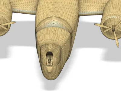 Consolidated B-24 Liberator 3D print model