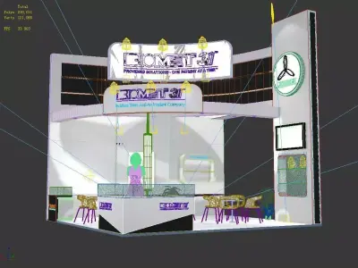 Exhibition - Area - 6X6-3DMAX2009-18 3D model