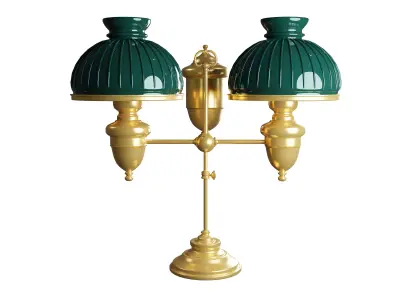 Victorian Antique Table Lamp model 3D model