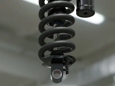 RockShox Vivid bike suspension 3D model