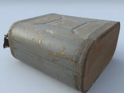 Jerry Can High Poly 3D model