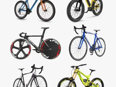 Bicycles Collection 4 3D model