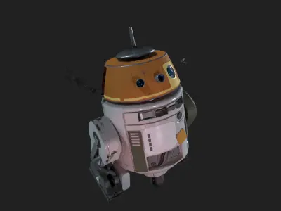 C1-10P AKA Chopper Low-poly 3D model