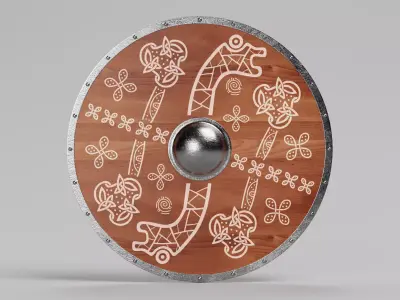 -Viking Shield V1- 3D model