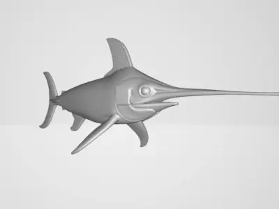 Swordfish 3D model buy