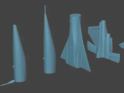  XB-1 Baby Boom 3D print model