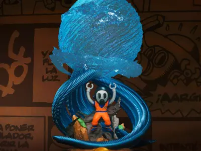 Tori genkidama akira toriyama 3D print model