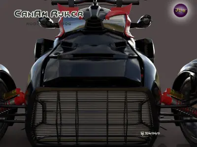 CanAm Ryker Bulldog - PBR Low-poly 3D model