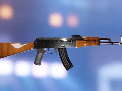 AK-74 ak - rifle 3D model