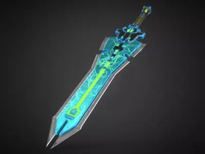 Energy Sword  Low-poly 3D model