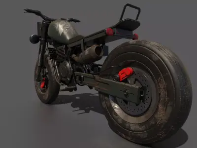 homefront motorcycle PBR 3D model