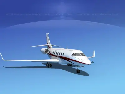 Dassault Falcon 2000 V10 3D model purchase