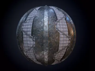 Sci-Fi Military Seamless PBR Texture 52 Texture