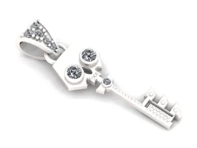 KEY PENDANT 3D PRITABLE MODEL 3D print model