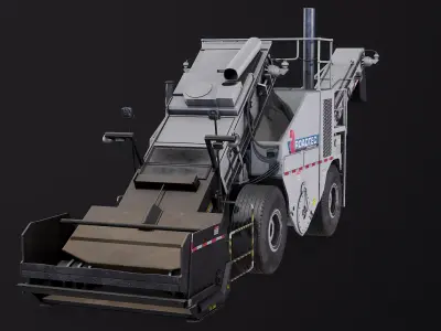 Asphalt Milling Machine Roadtec SB2500E Series PBR 3D model
