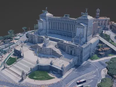 Altare della Patria Rome 3D Scan Single Material 3D model