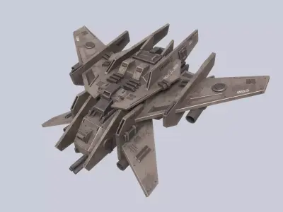 Advance Drone Low-poly 3D model order