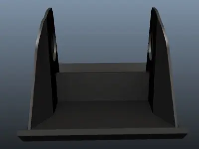 Industrial hook Low-poly 3D model