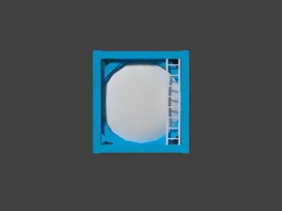 ISO Tank Container 20ft 3D model