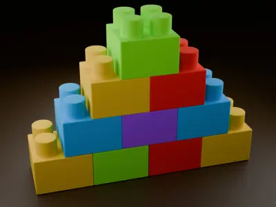 Kids Block 3D model