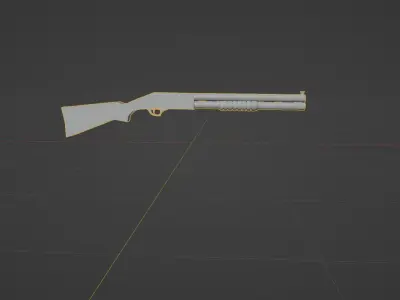 silah gun 3D model