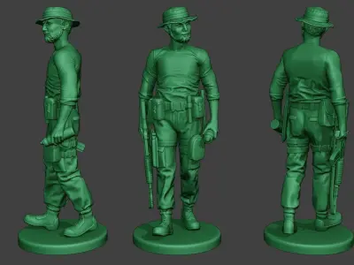 Modern Jungle Soldiers MJS1 Pack 4