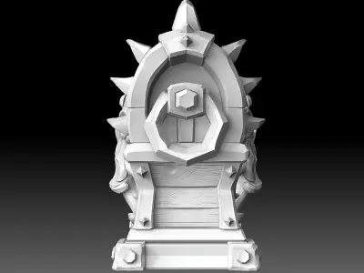 Fantasy chest 3D print model purchase