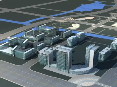 Office Building 3D model order