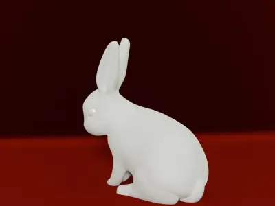 Rabbit Free 3D print model