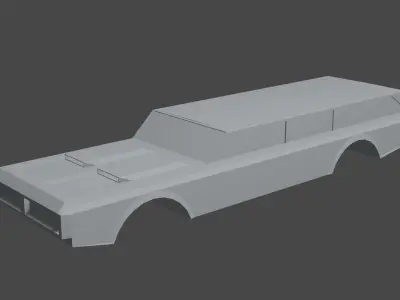 Wagon Body 3D model
