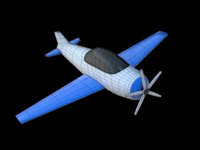 light - engine aircraft 3D print model