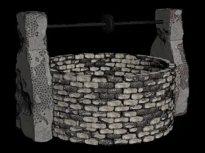 old well 3D model