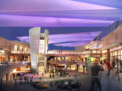 3Dmax fashion city commercial square building 67 3D model