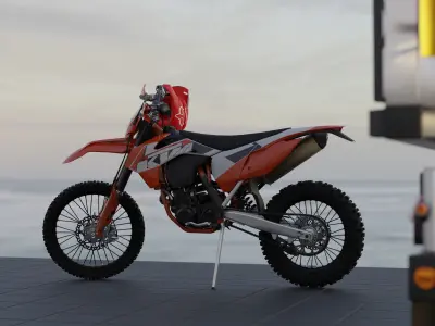 2023 KTM XC-350F 3D model
