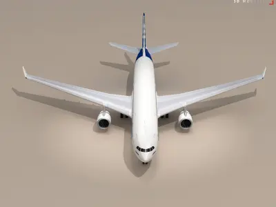 airbus A300-200 3D model purchase