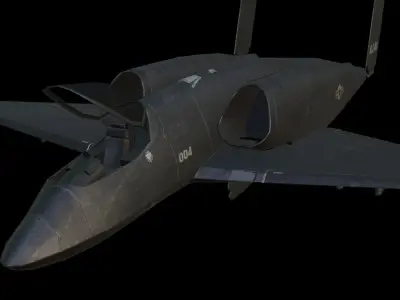 A14-A Wild Wolf Low-poly 3D model