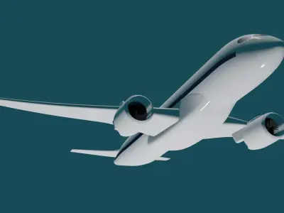 Airplane simple Free 3D model