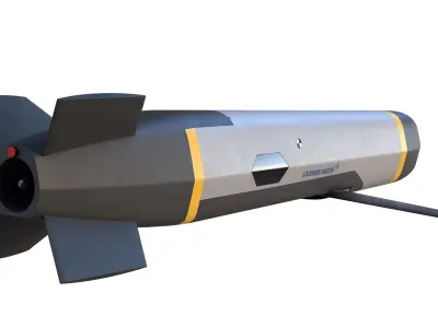CMMT Cruise Missile Low-poly 3D model