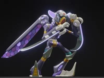 Dark Mantis 3D model