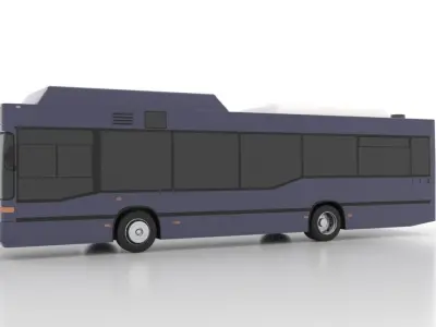 Mercedes-Benz O405NK CNG Low Low-poly 3D model