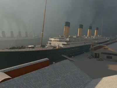 RMS Titanic 3D model